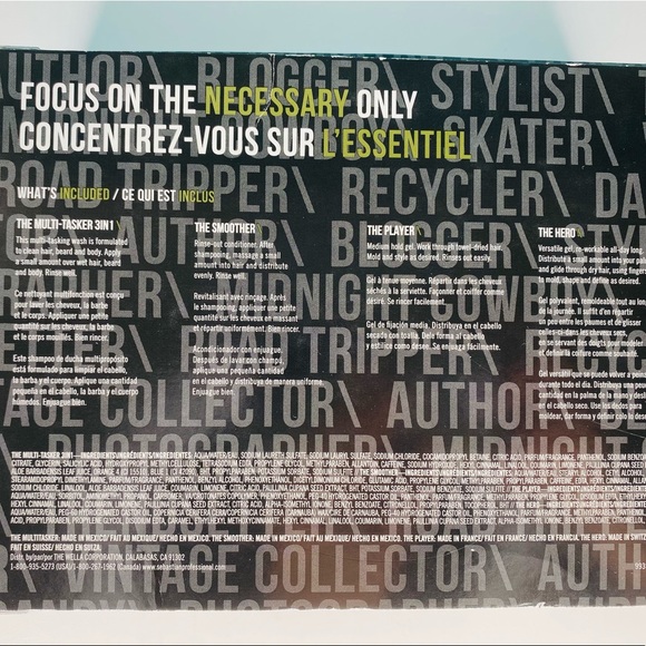 💥 SEB MAN grooming line shampoo conditioner medium hold gel - Picture 4 of 5